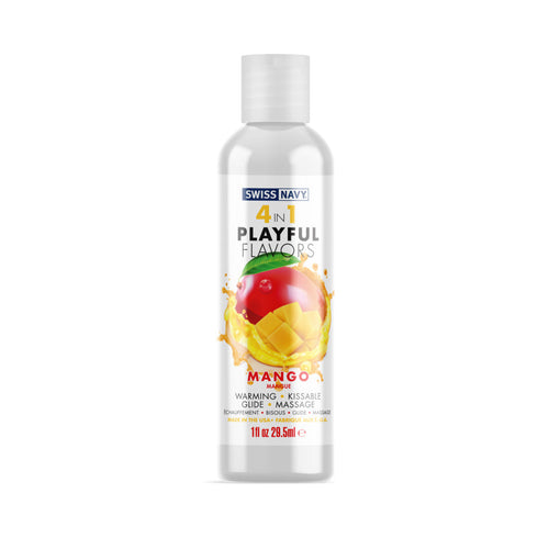 Swiss Navy 4 en 1 Sabores Divertidos Mango